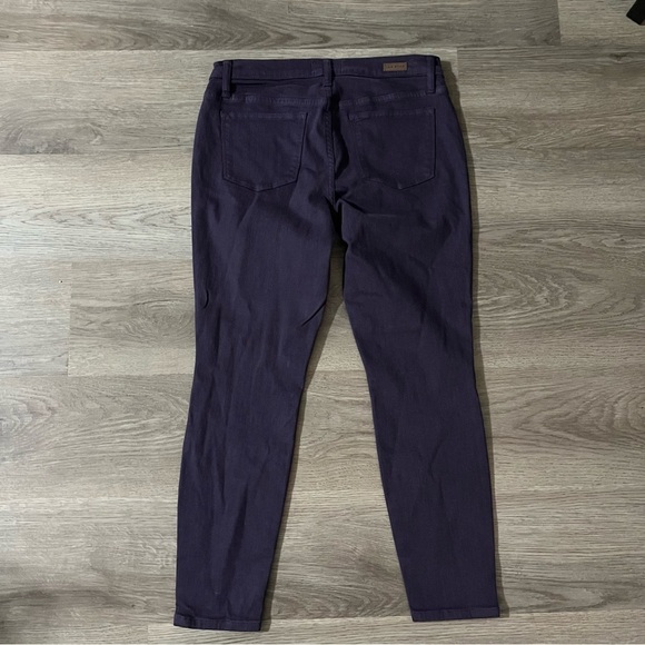 Lila Ryan Stitch Fix Womens Super Skinny Denim Jeans Size 28P Dark Purple - Picture 7 of 10